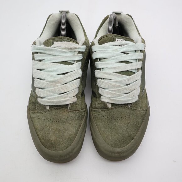 Vans Knu Skool Utility Men\'s 8.5 Women 10 Green Athletic Suede Skate Sneakers main image 6
